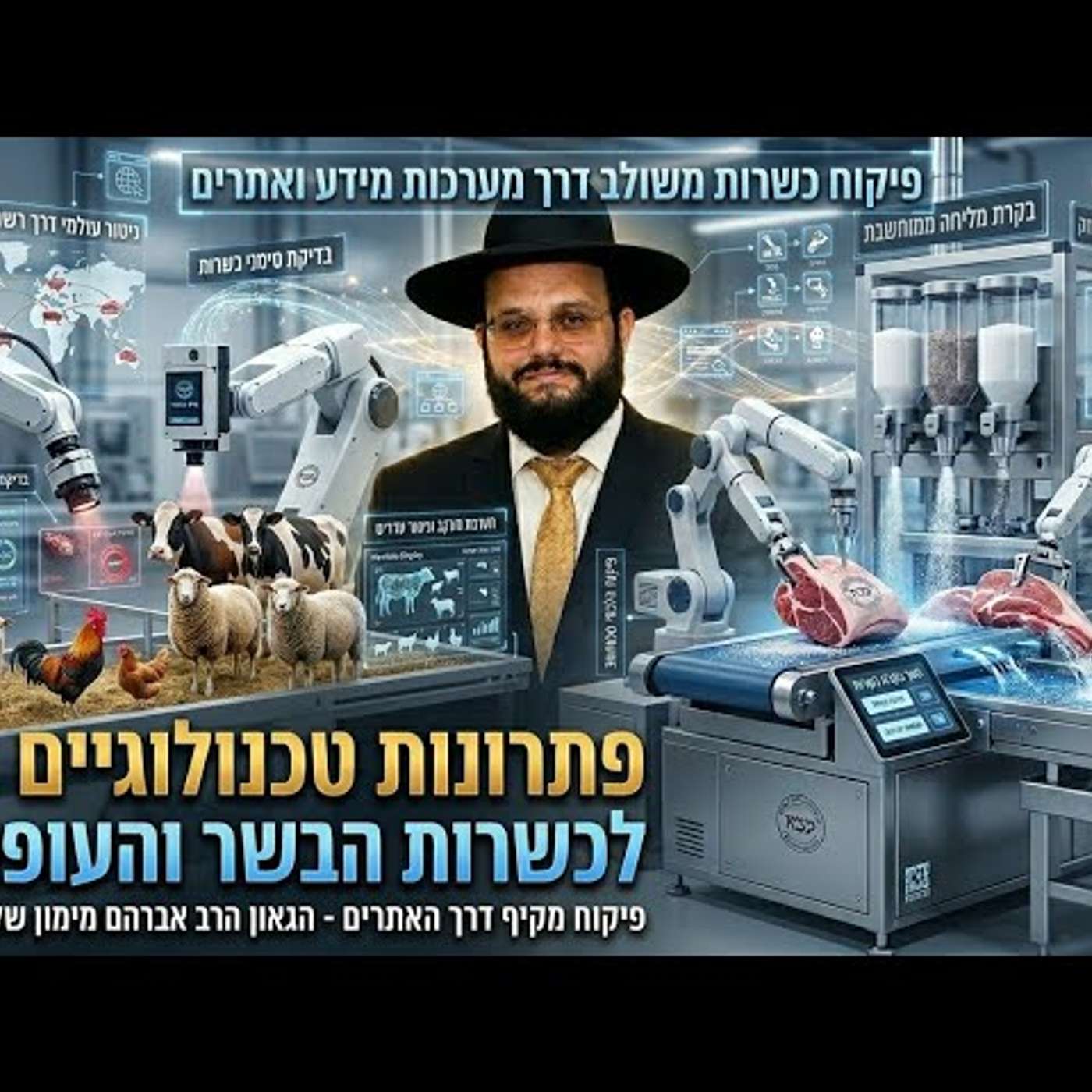 פתרונות טכנולוגיים לכשרות הבשר והעופות הרה"ג רבי אברהם מימון שליט"א episode artwork