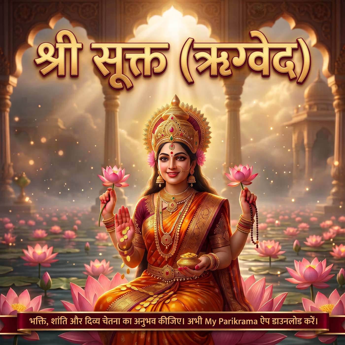 श्रीसूक्त (ऋग्वेद) | सम्पूर्ण श्रीसूक्त पाठ | Shri Suktam | Mahalakshmi Mantra episode artwork