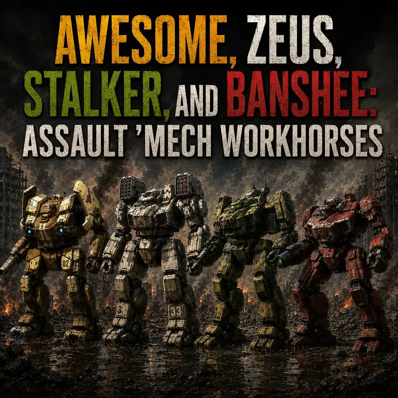 Awesome, Zeus, Stalker, and Banshee: Assault ’Mech Workhorses
