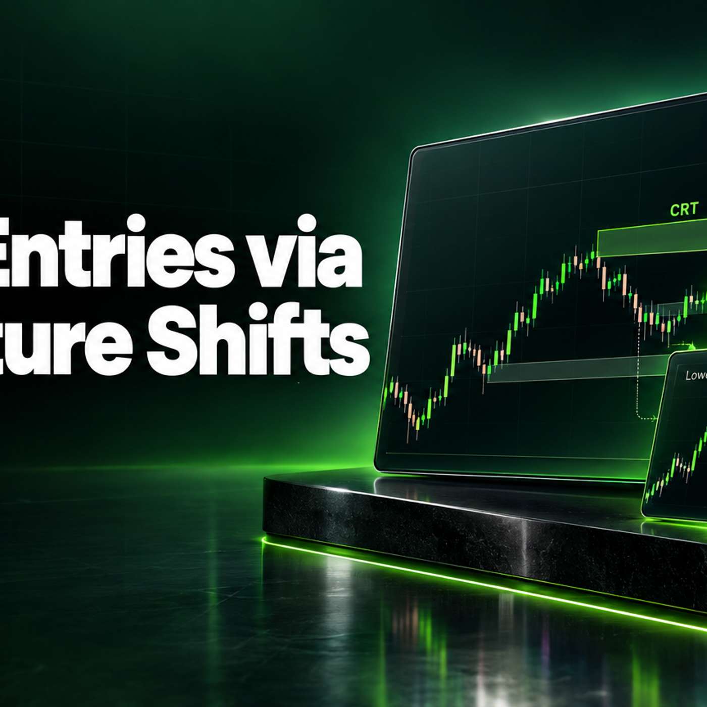 Entering a CRT Setup With a Lower-Timeframe Structure Shift