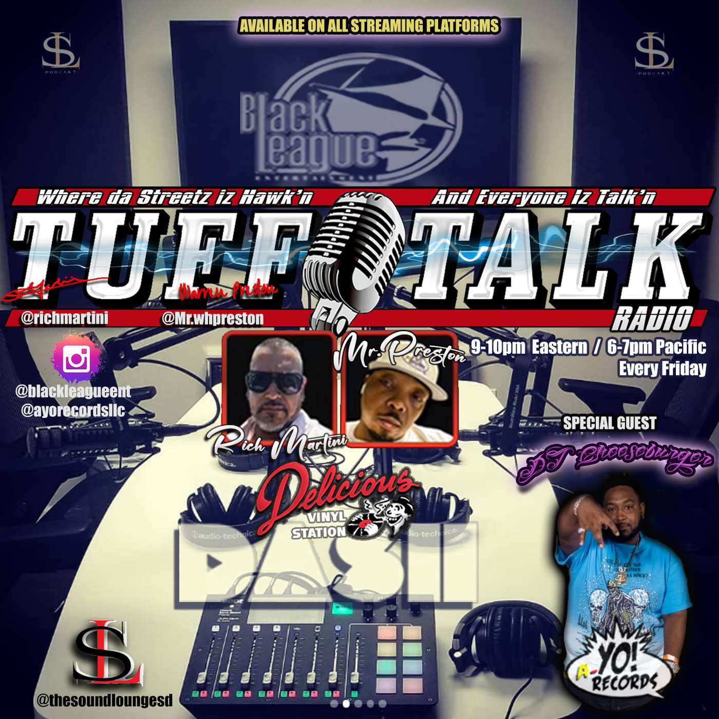 Tuff Talk Radio With Special Guest DJ Cheeseburger episode artwork