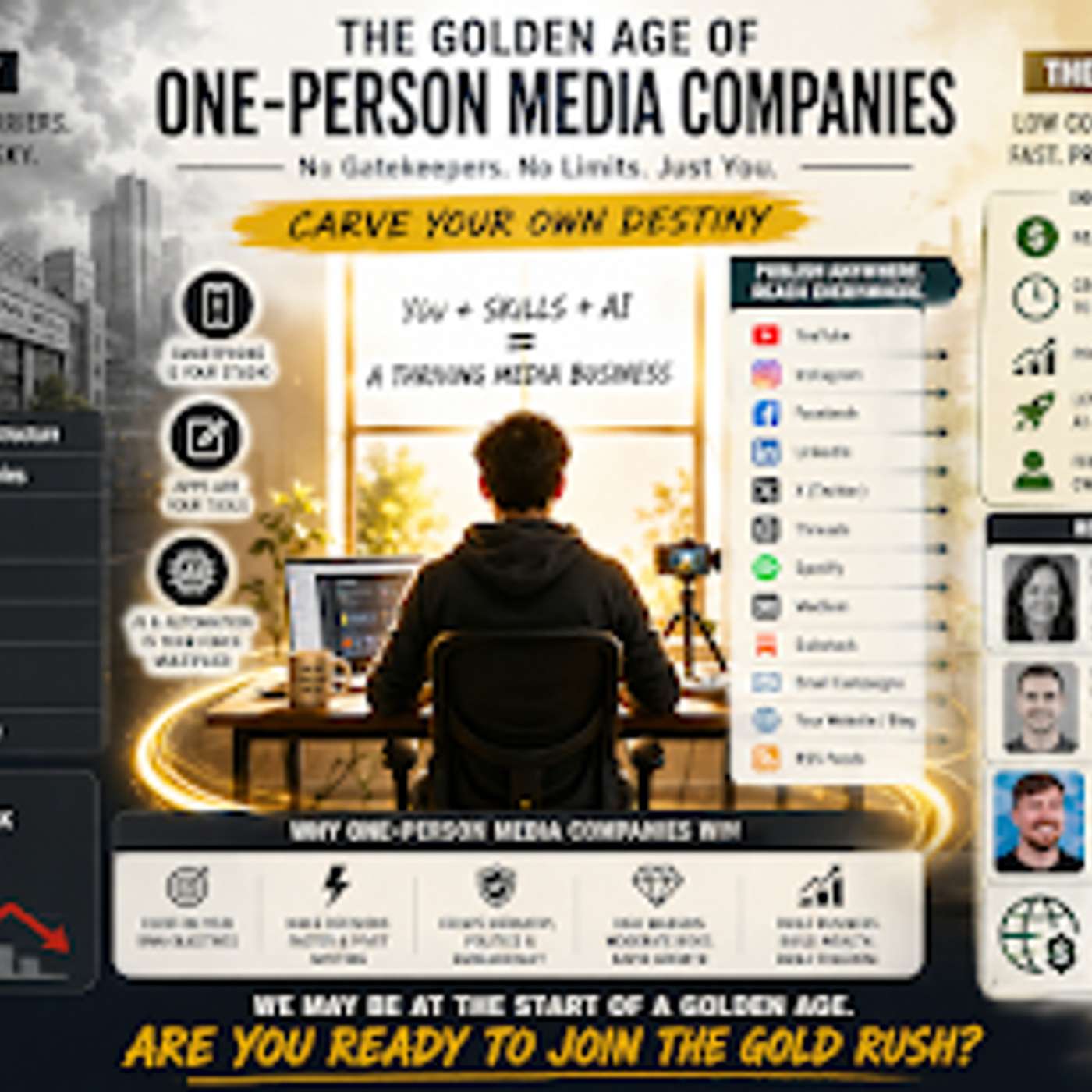 One-Person Media Companies: Why They're On the Rise