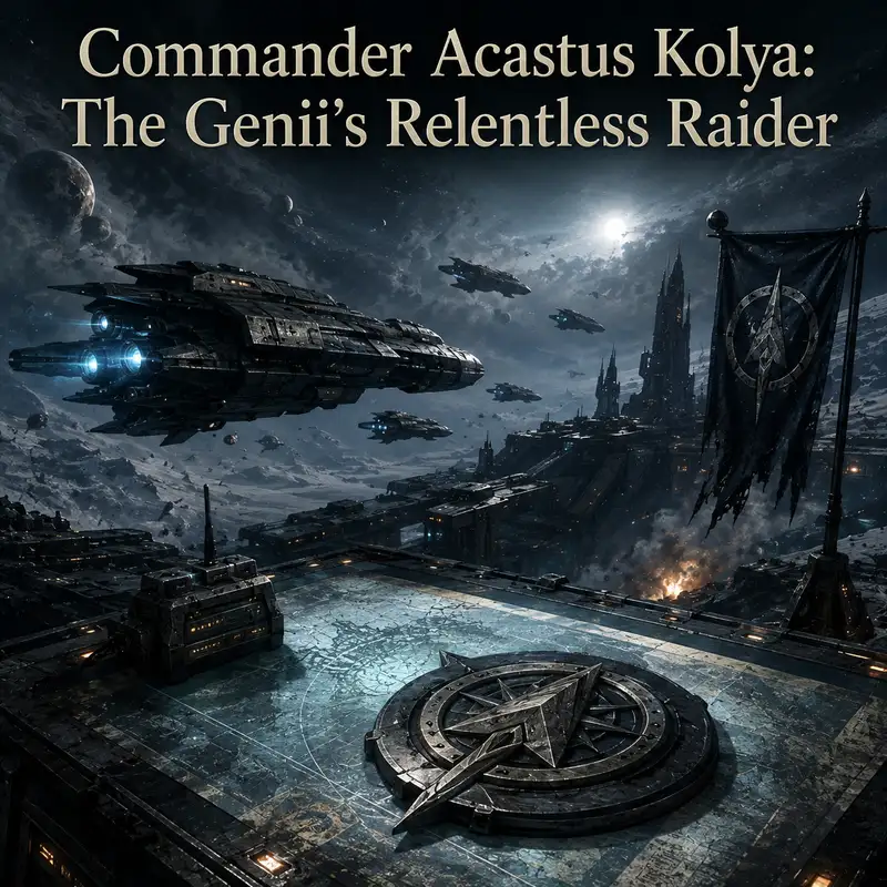 Commander Acastus Kolya: The Genii’s Relentless Raider