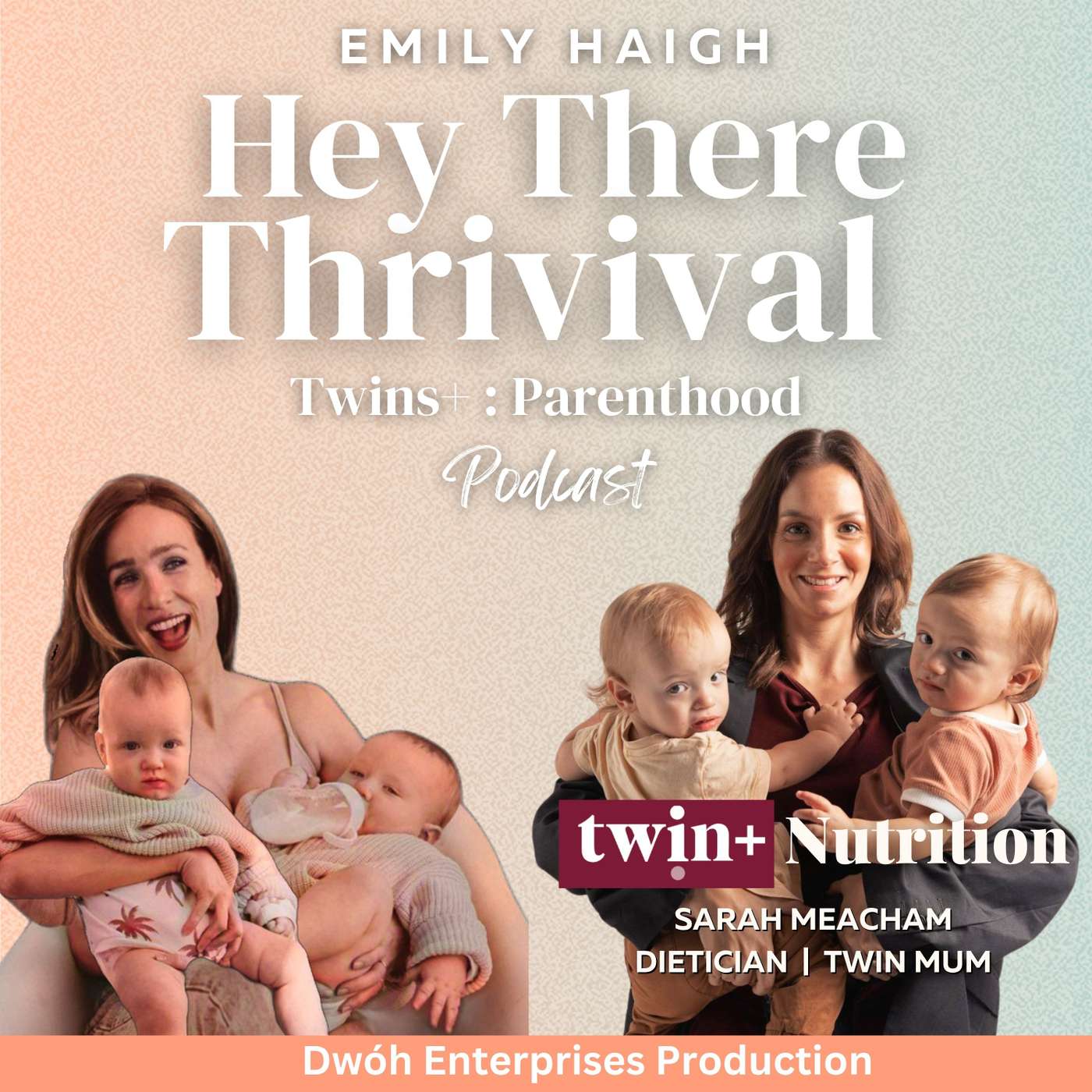 Twin & Triplet Pregnancy Nutrition: Postpartum Recovery, Milk Supply & Maternal Health | Sarah Meacham episode artwork