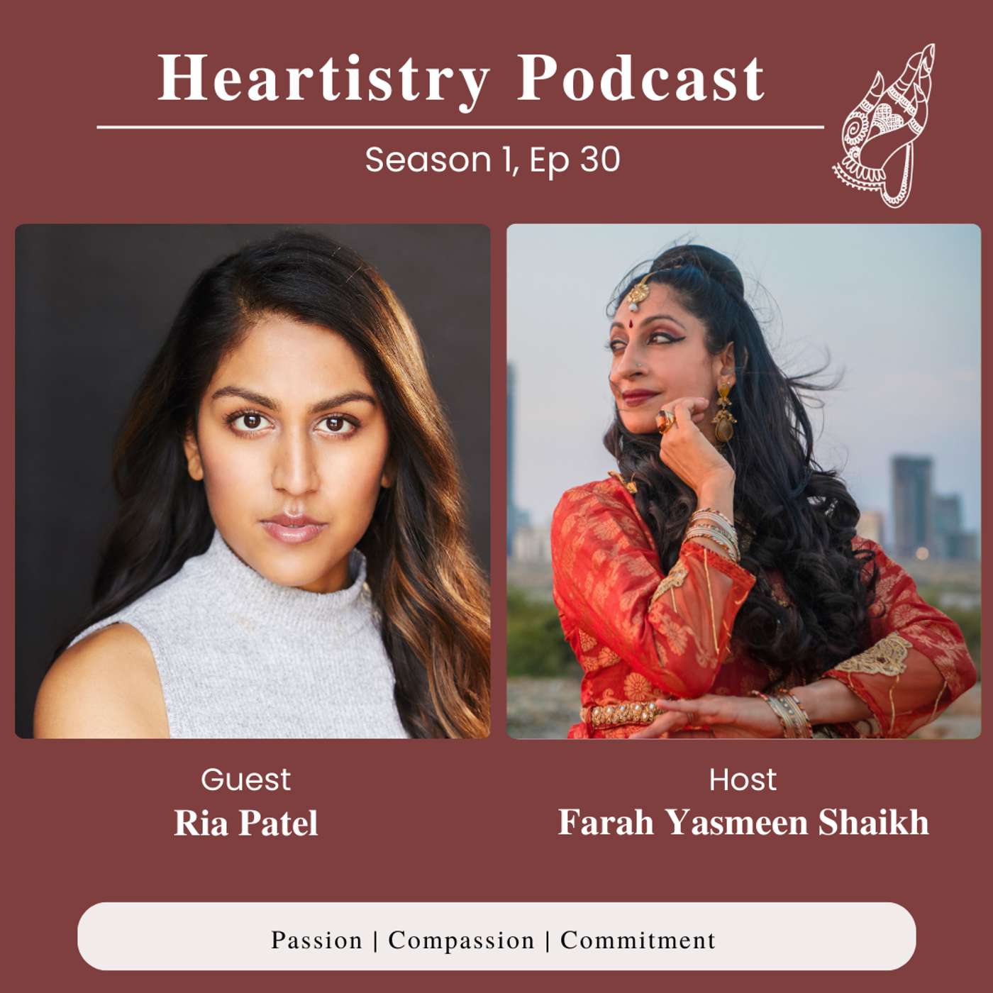 S1 Ep 30 - Ria Patel - Australian-Indian actress, dancer, and writer episode artwork