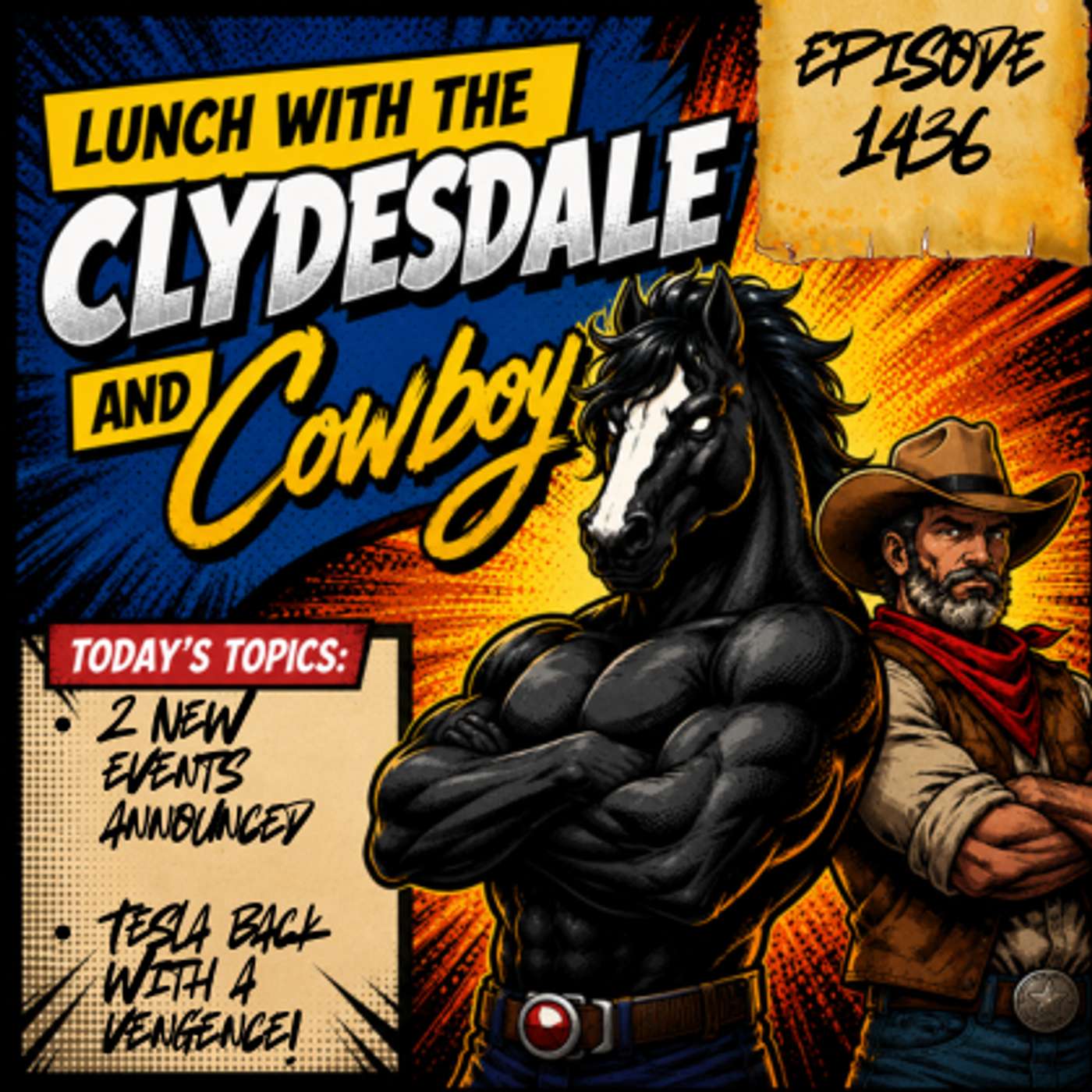 Lunch with the Clydesdale & Cowboy - Friday Show! Gui Smashes a Meat Nugget? episode artwork