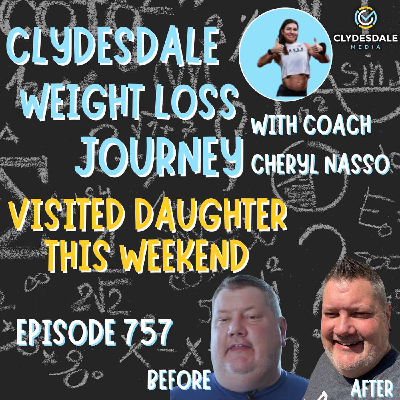 Clydesdale Media Weight Loss Journey - Scott Visited his Daughter this Weekend episode artwork