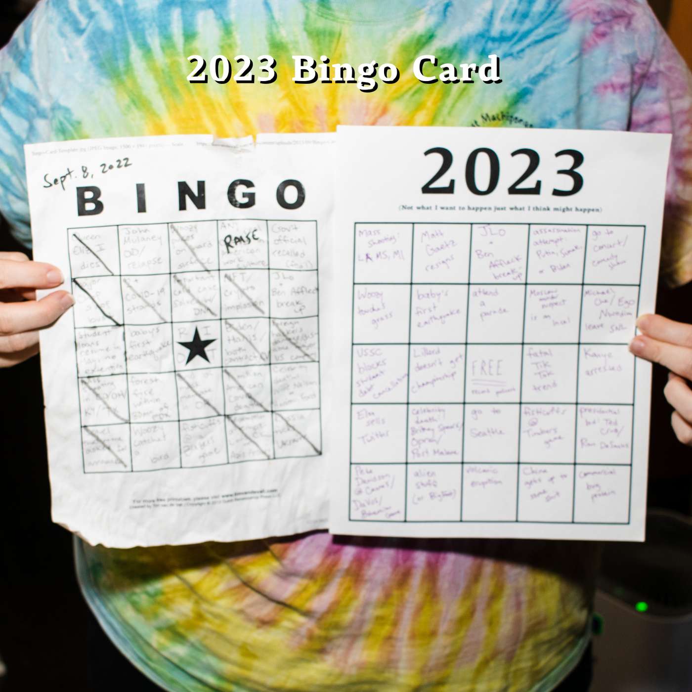 Kait's 2022 Bingo Card Recap and 2023 Bingo Card Creation episode artwork