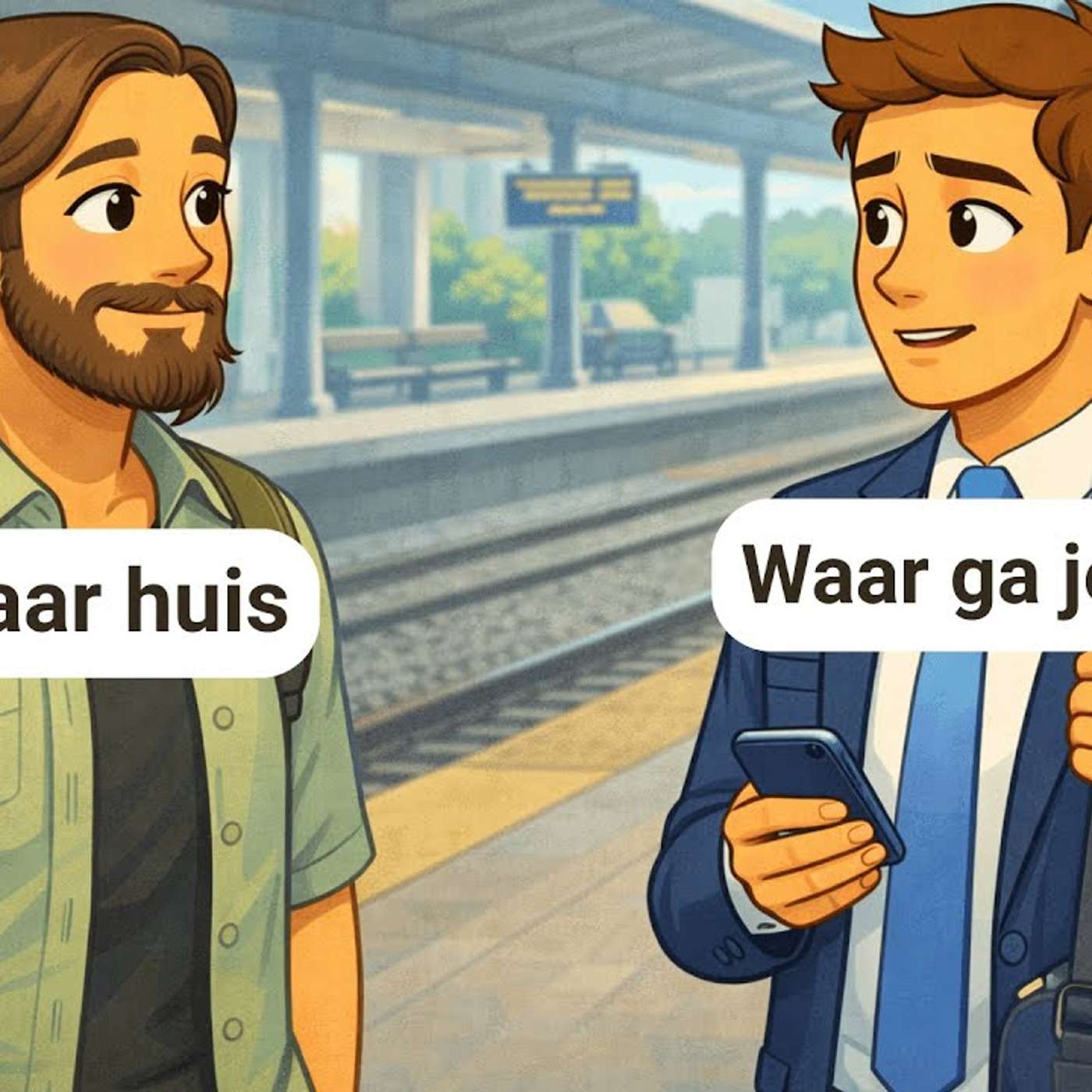 Business Trip Dialogues | Dutch Conversations for Beginners A1-A2