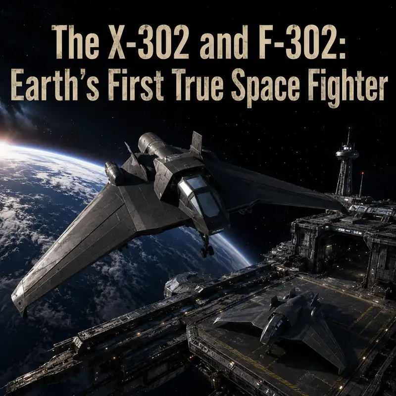 The X-302 and F-302: Earth’s First True Space Fighter