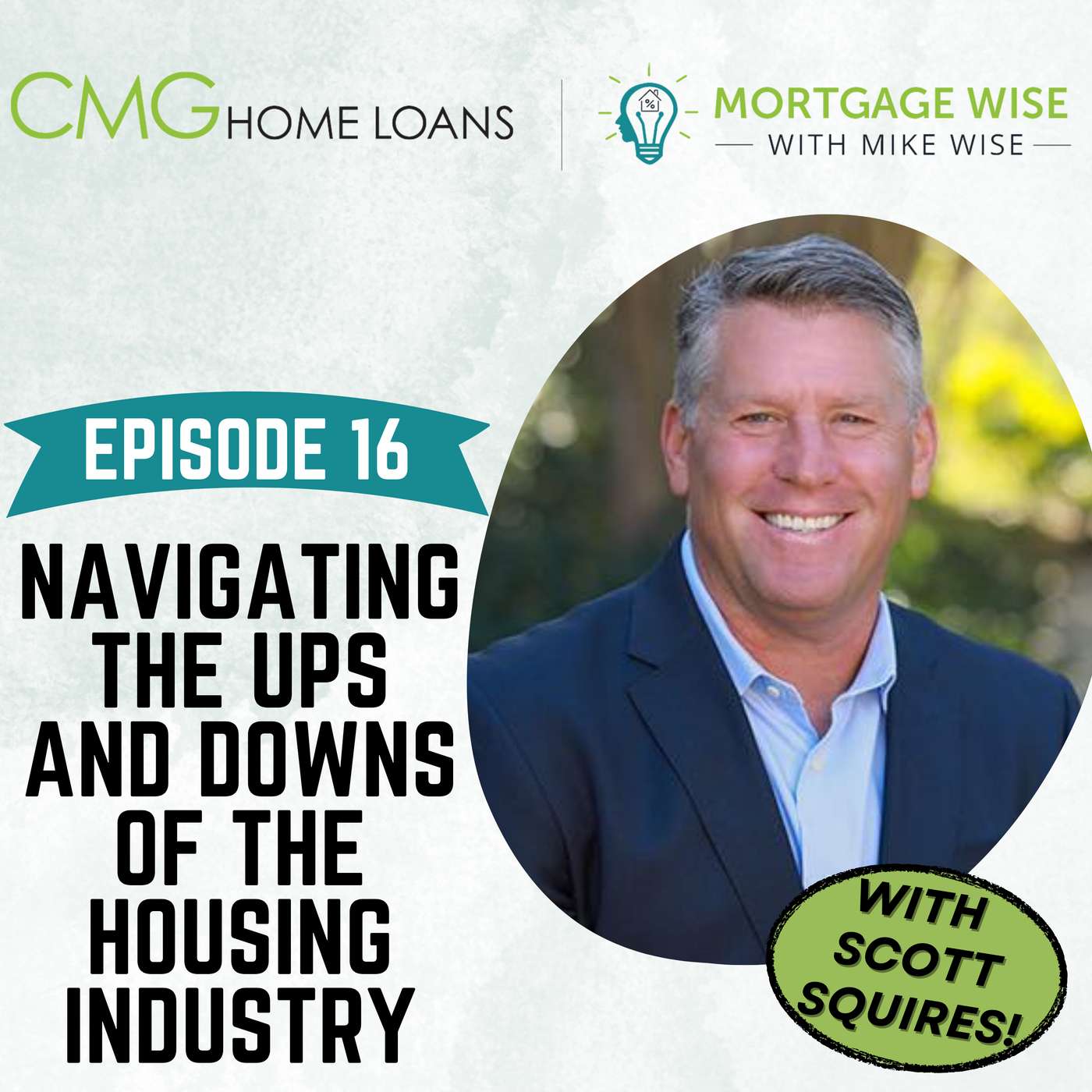 Navigating the Ups and Downs of the Housing Industry w/ Scott Squires :: Ep 16 Mortgage Wise with Mike Wise episode artwork