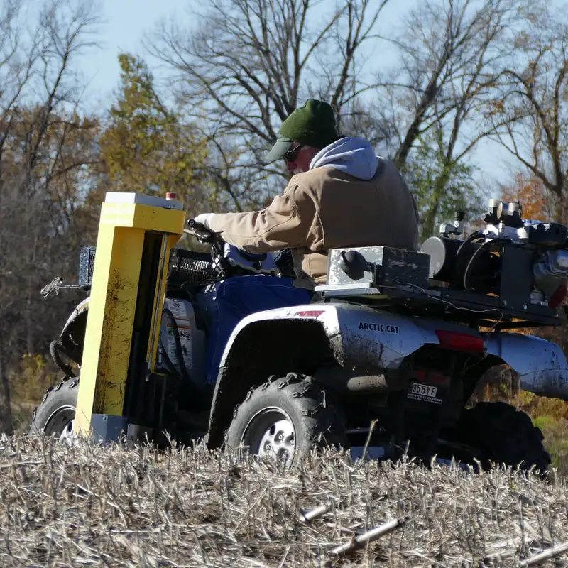 Fall soil sampling