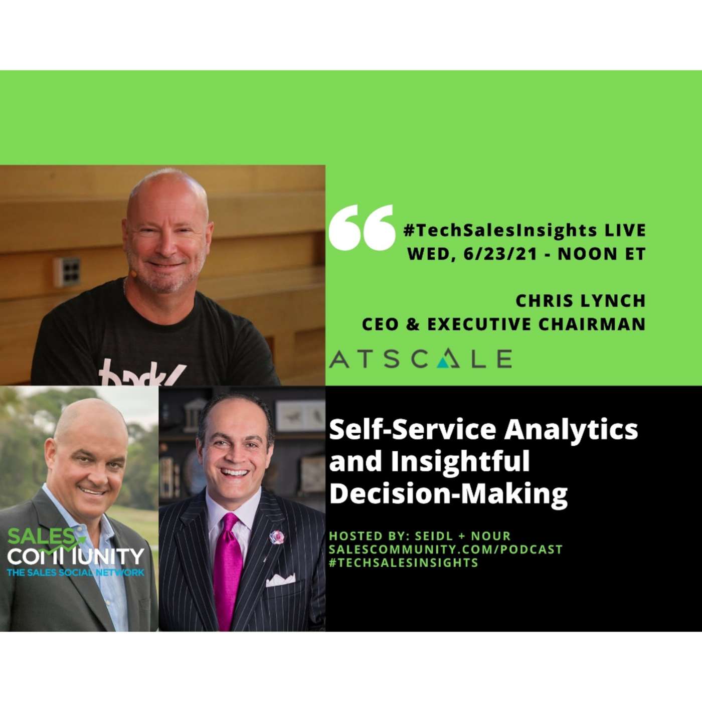 E35 – Self service analytics and insightful decision making with Chris Lynch CEO, AtScale