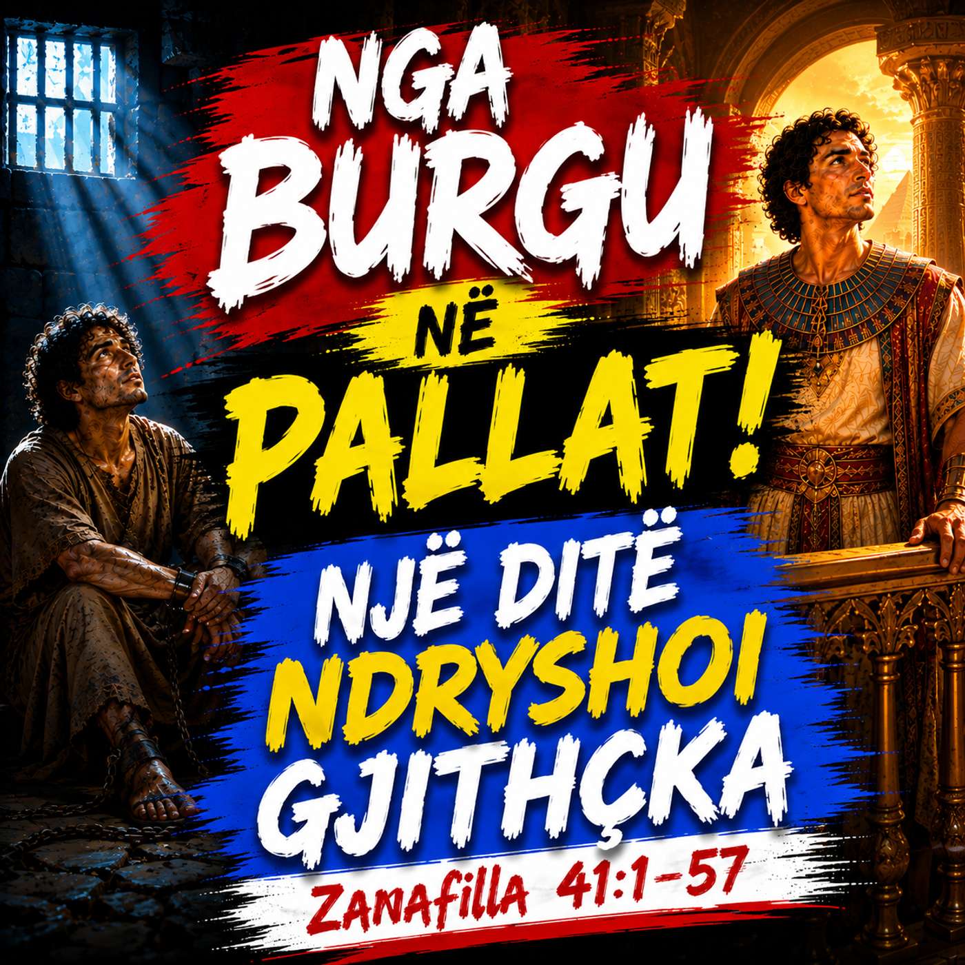 NGA BURGU NË PALLAT Ëndrrat e Faraonit dhe Dita që Ndryshoi Gjithçka #Zanafilla 41:1–57 episode artwork