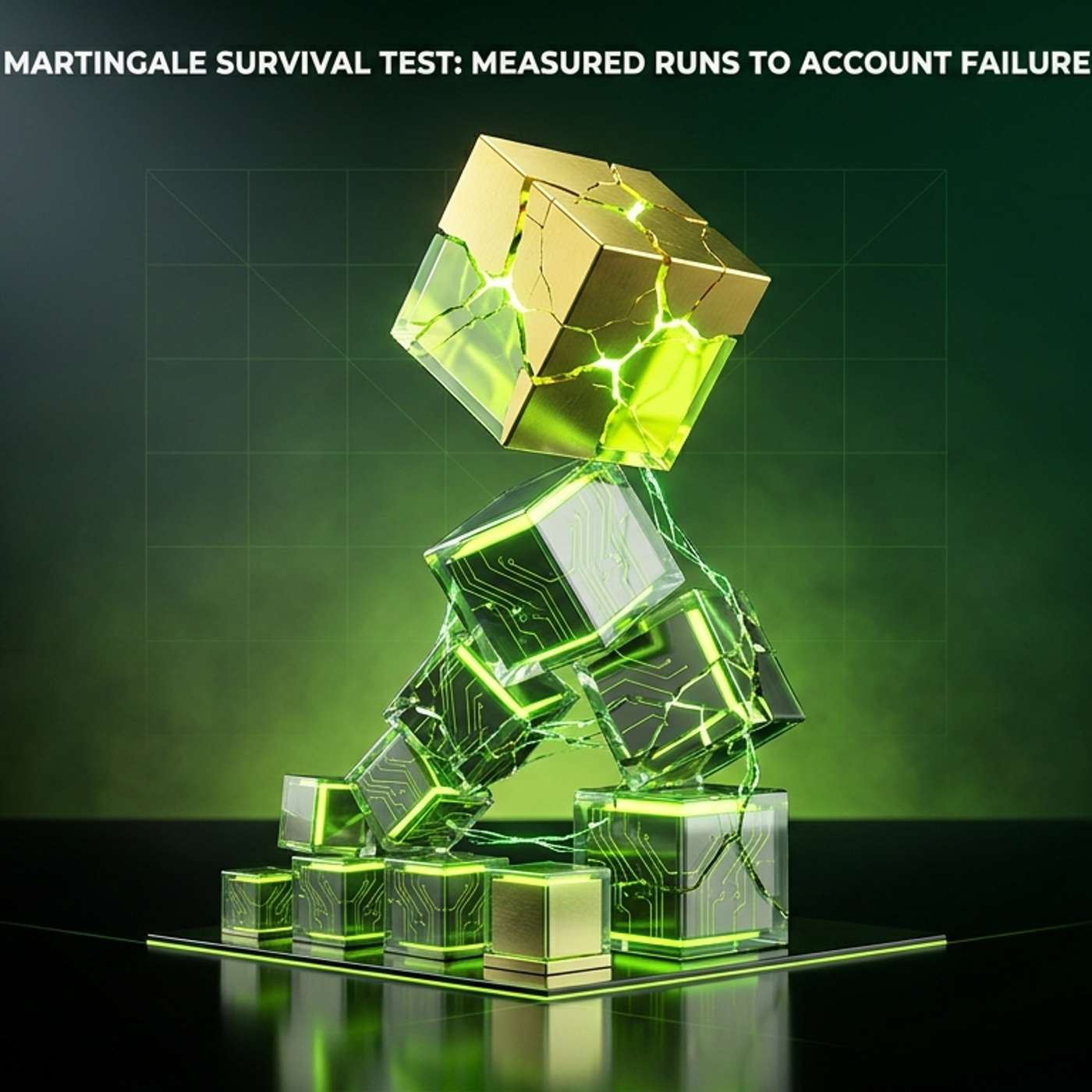 Martingale Survival Test: Measured Runs to Account Failure