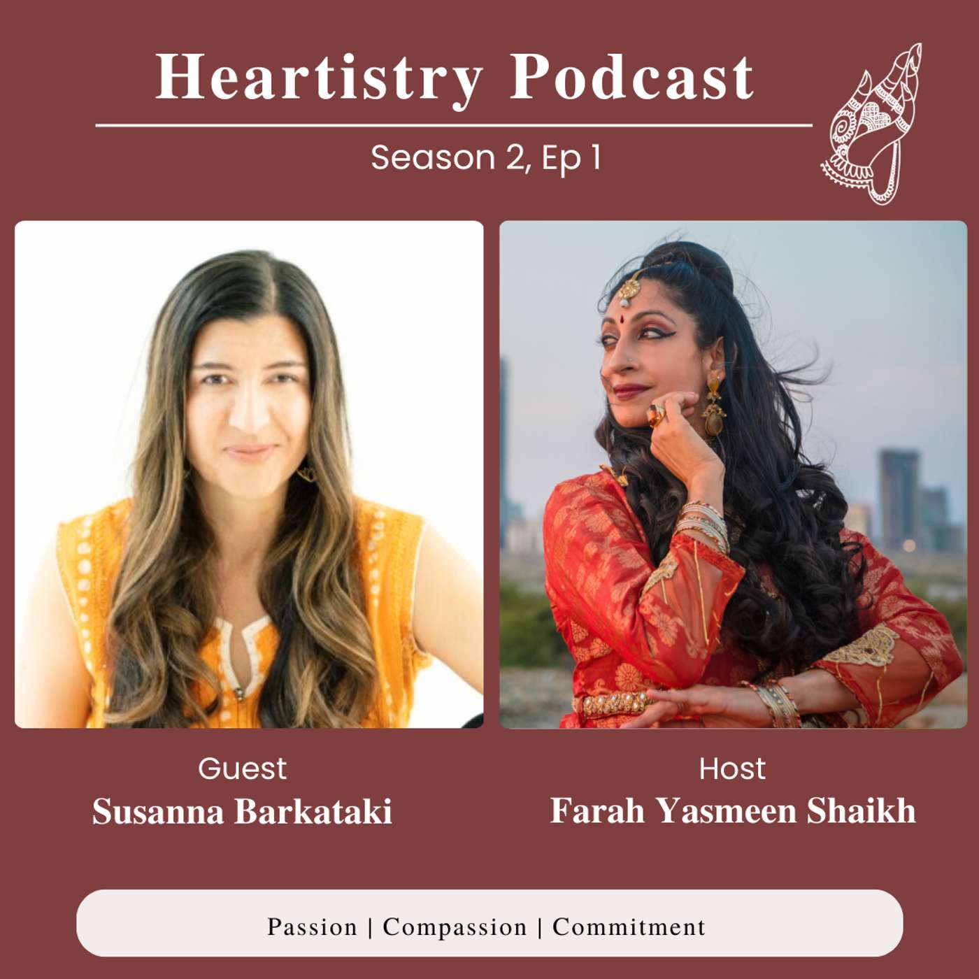 S2 Ep 1 - Susanna Barkataki - Yoga practitioner in the Shankaracharya tradition episode artwork