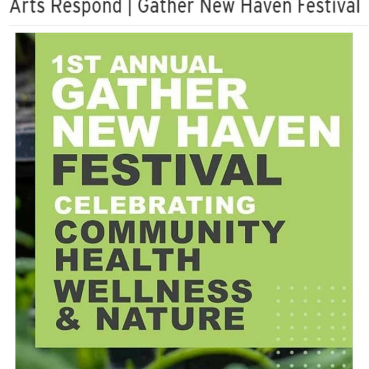 Arts Respond with Lucy Gellman