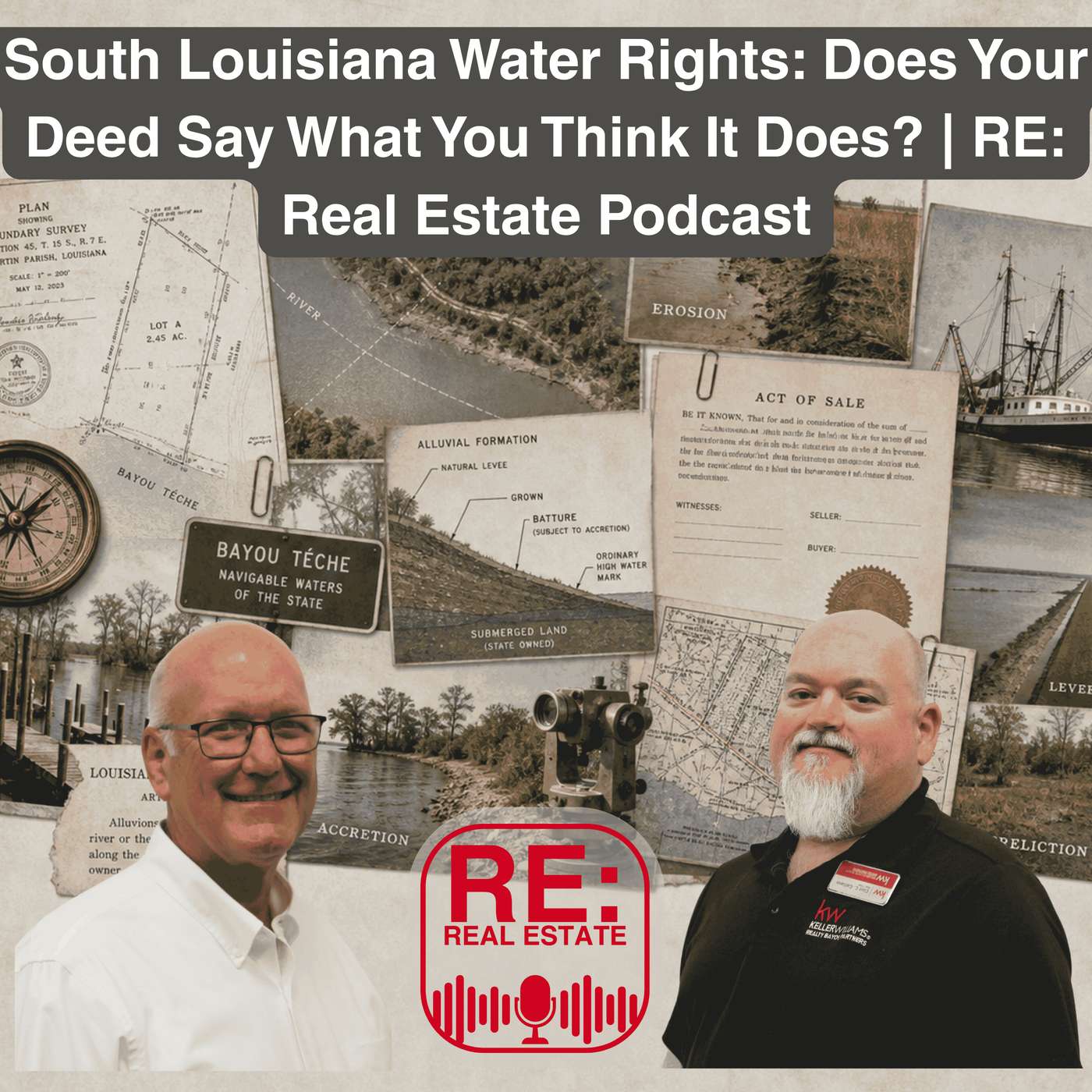 South Louisiana Water Rights: Does Your Deed Say What You Think It Does? | RE: Real Estate Podcast episode artwork