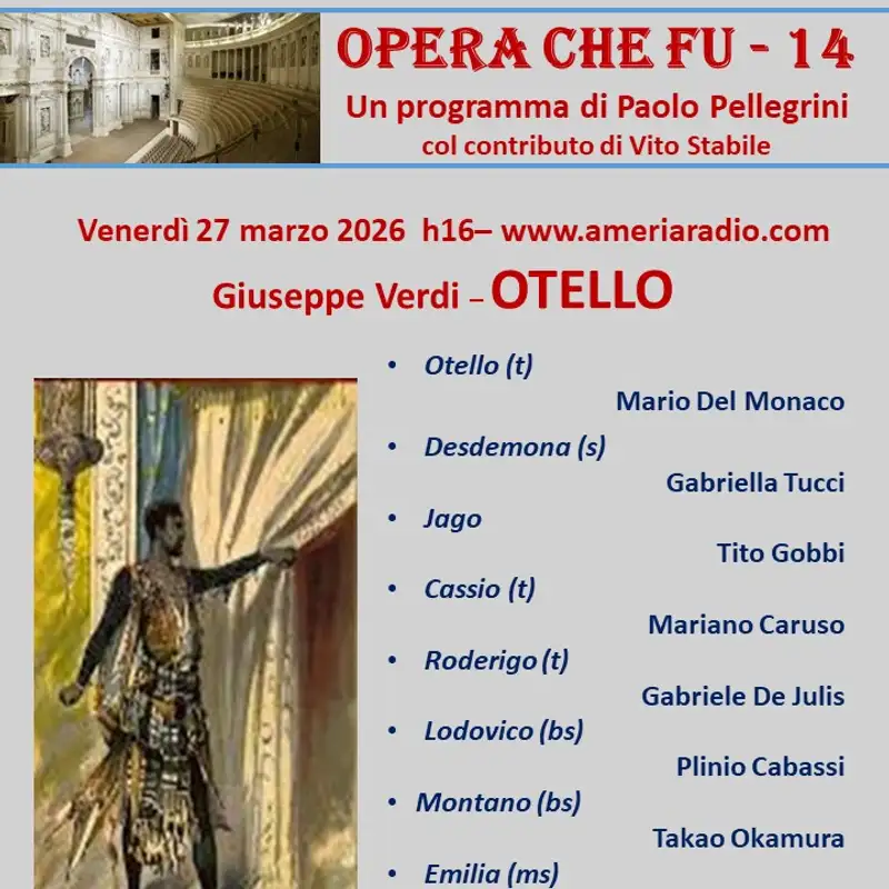L'Opera che fu 14 - G. Verdi - Otello