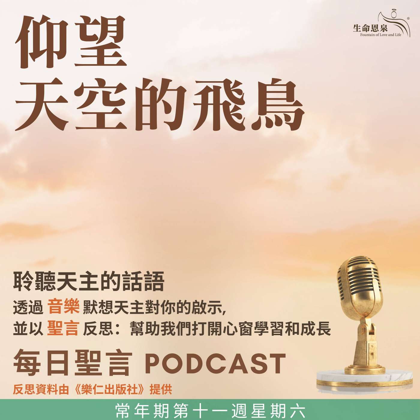 二零二五年六月二十一日 - 仰望天空的飛鳥 -	常年期第十一周星期六 - 聖類思．公撒格（會士）（紀念） episode artwork