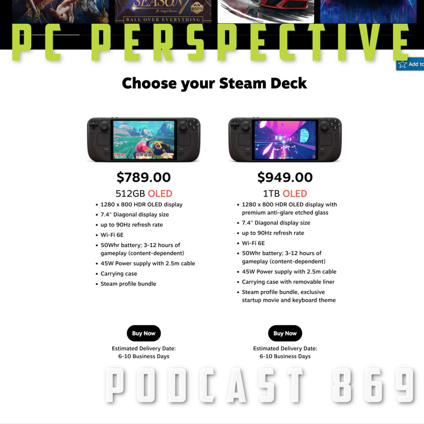 Podcast #869 - RX 9070 GRE Spotted, Steam Deck Price Hike, CXMT RAM, NVIDIA Control Panel, Macbook Neo + MORE!