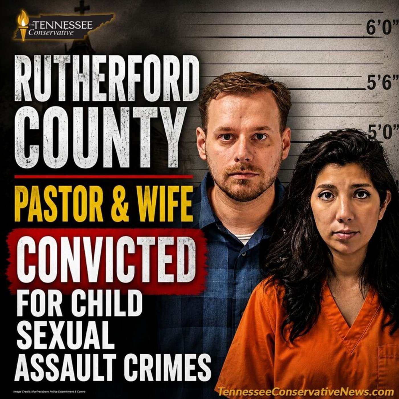 Rutherford County Pastor & Wife Convicted For Child Sexual Assault Crimes