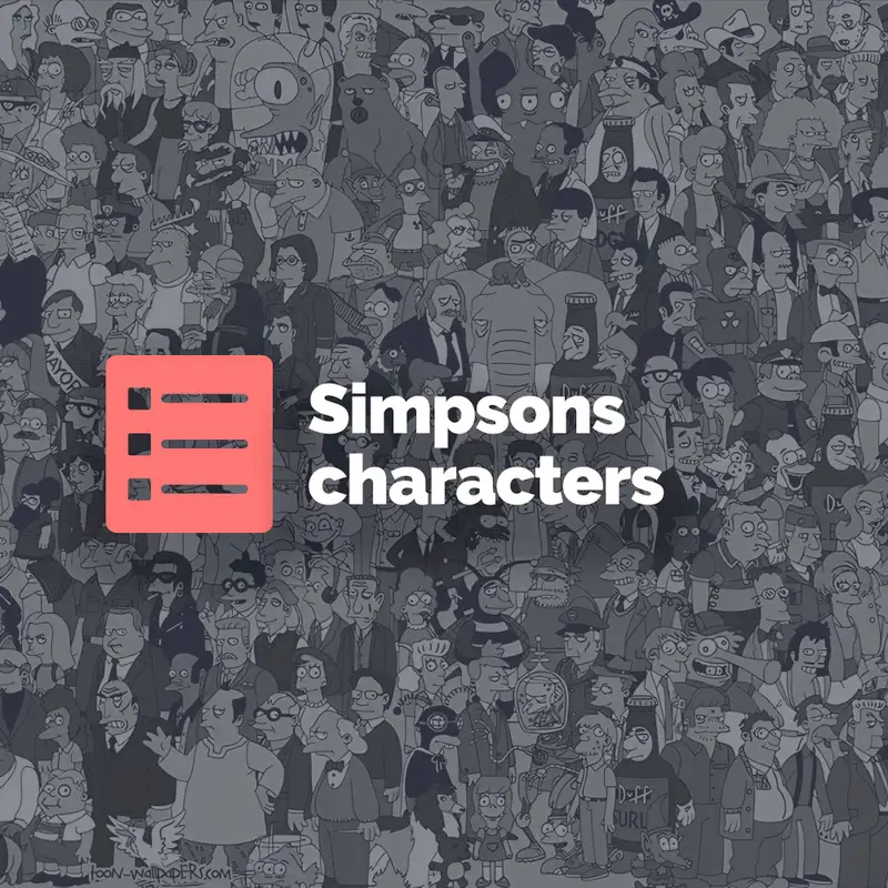 Top 5 Simpsons characters