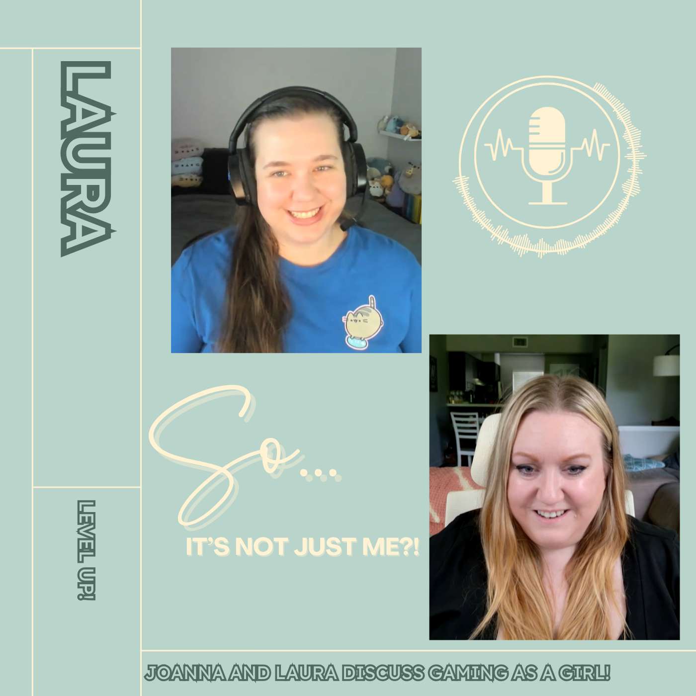 Leveling Up: Joanna and Laura discuss Gaming episode artwork