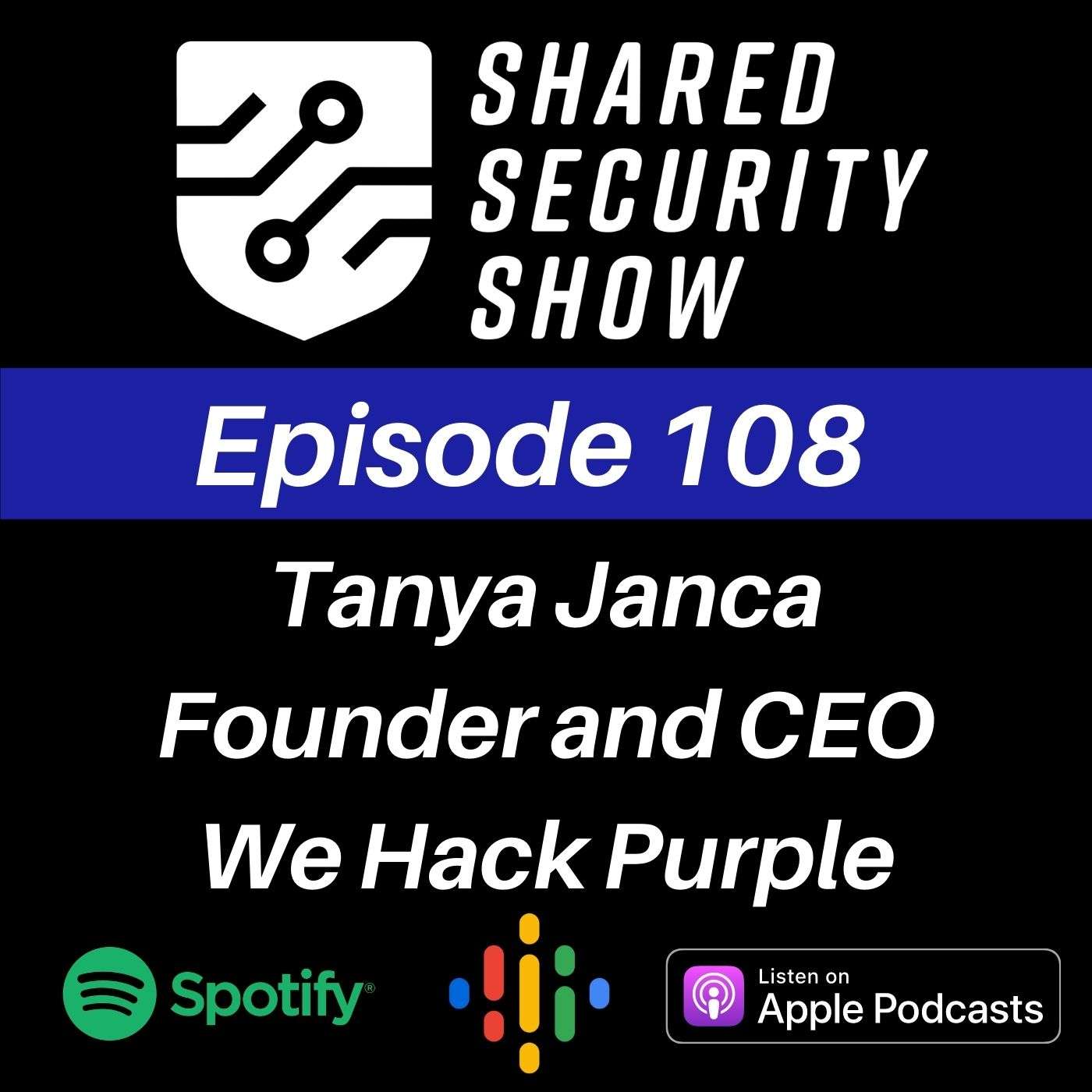 Tanya Janca CEO and Founder We Hack Purple episode artwork