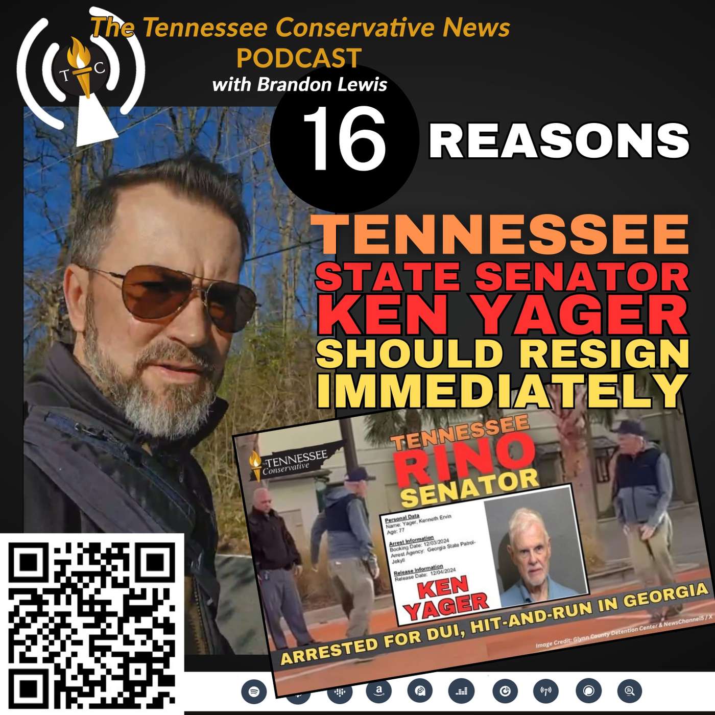 Brandon Lewis: 16 Reasons State Senator Ken Yager Should Resign Immediately