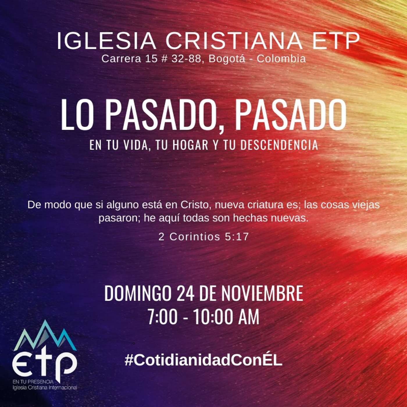 Charlas Iglesia ETP | Pastores Luis Salas y Jeannette Noguera, Iglesia ETP