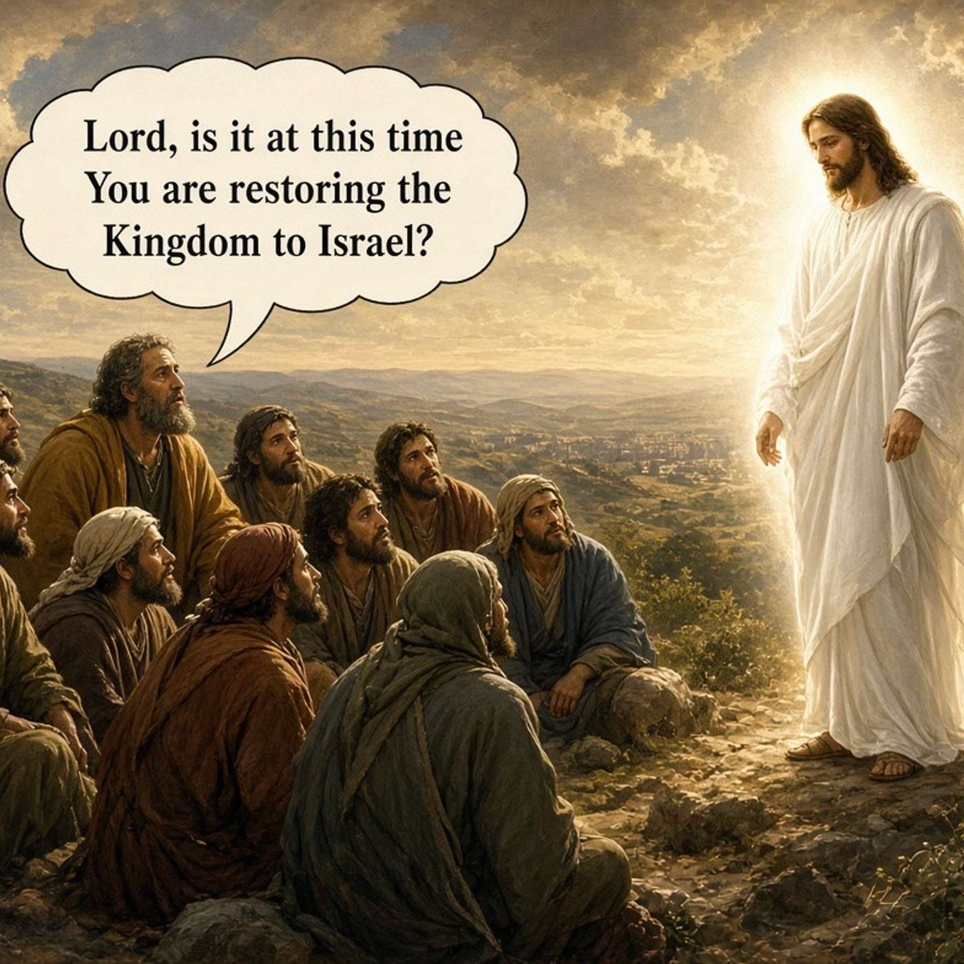 Zechariah 8. Why did the Apostles ask Jesus, “Lord, is it at this time You are restoring the Kingdom to Israel?” episode artwork