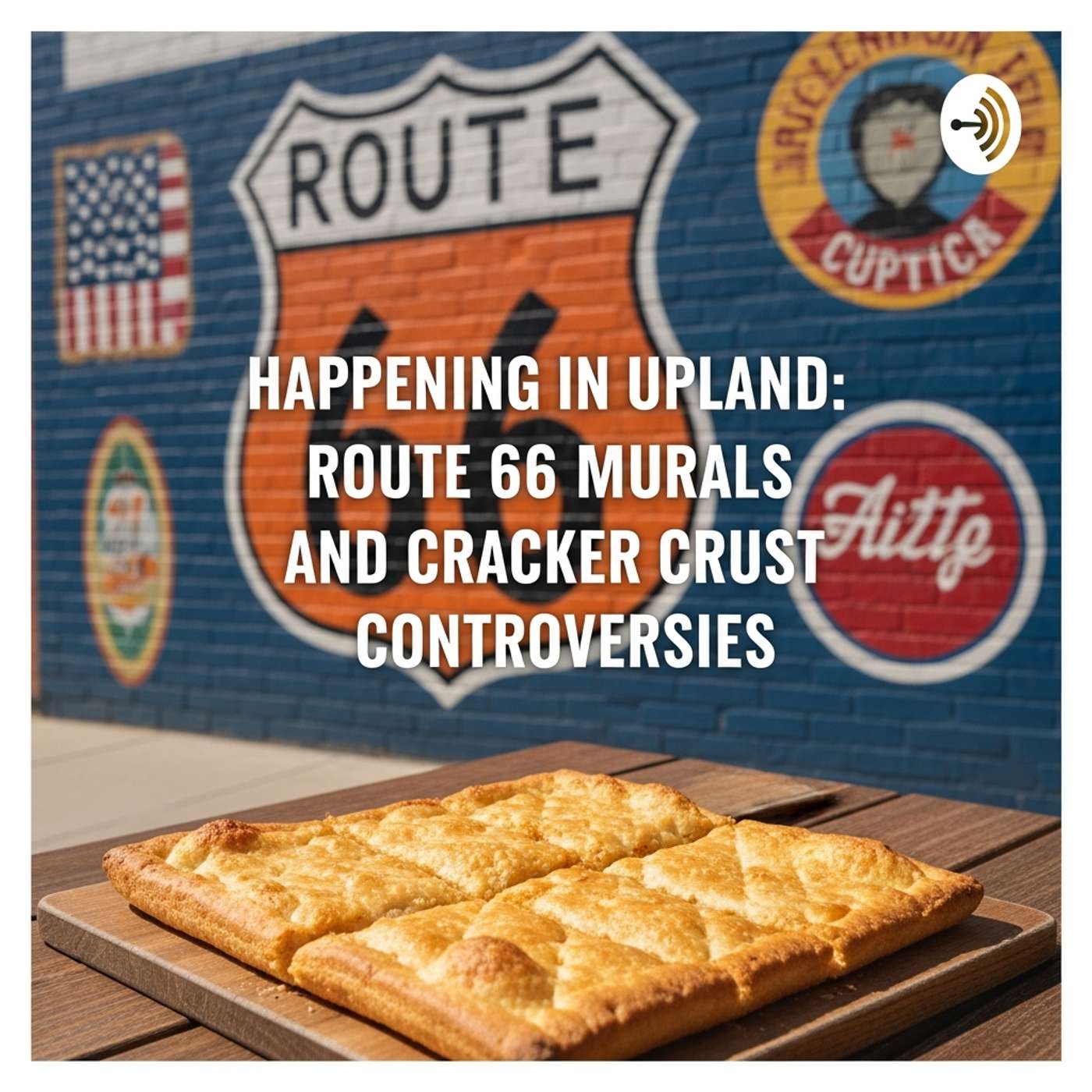 Happening in Upland: Route 66 Murals and Cracker Crust Controversies episode artwork