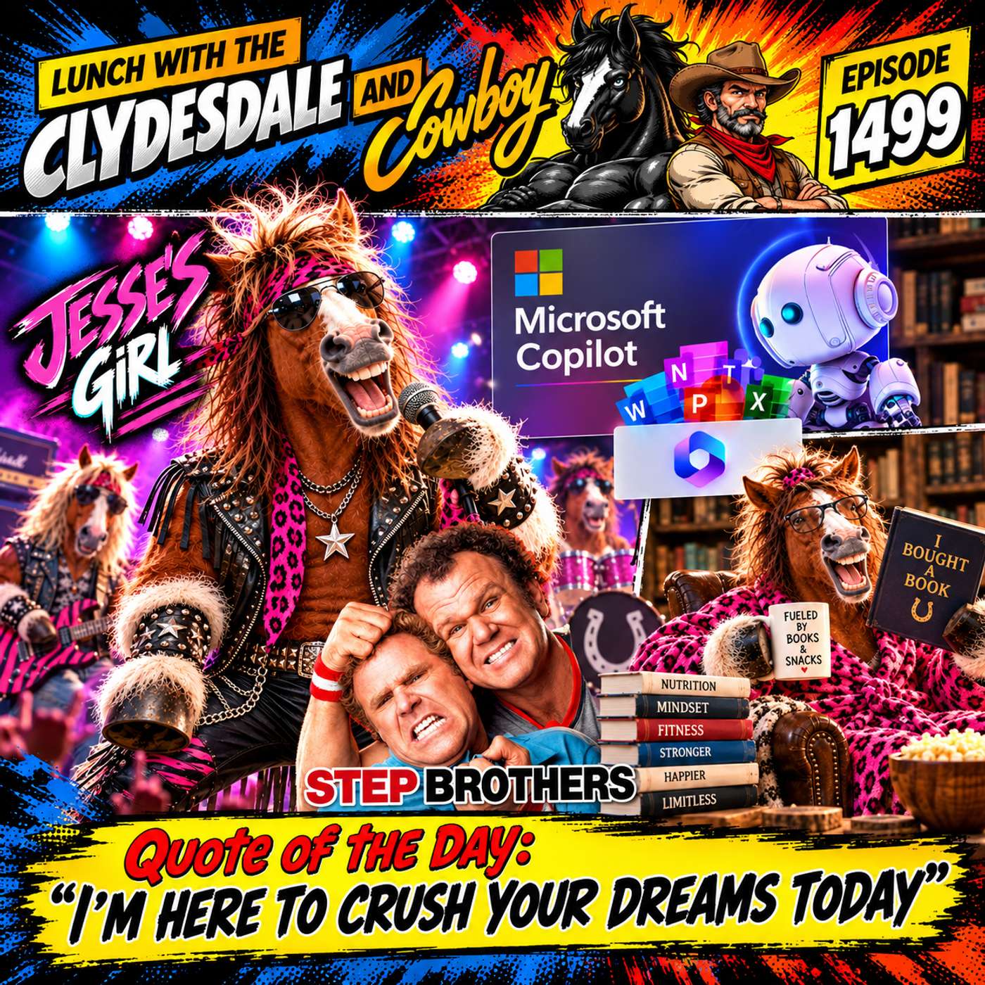 Lunch with the Clydesdale & Cowboy - The Adventure of Scott Buys a Book! episode artwork