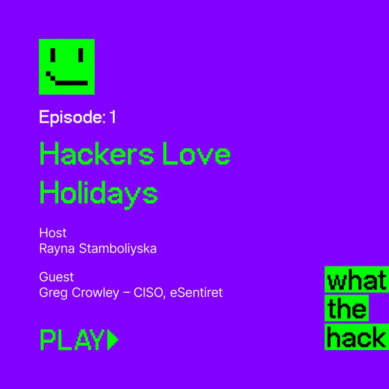 S1 E1 : Hackers Love Holidays with Greg Crowley