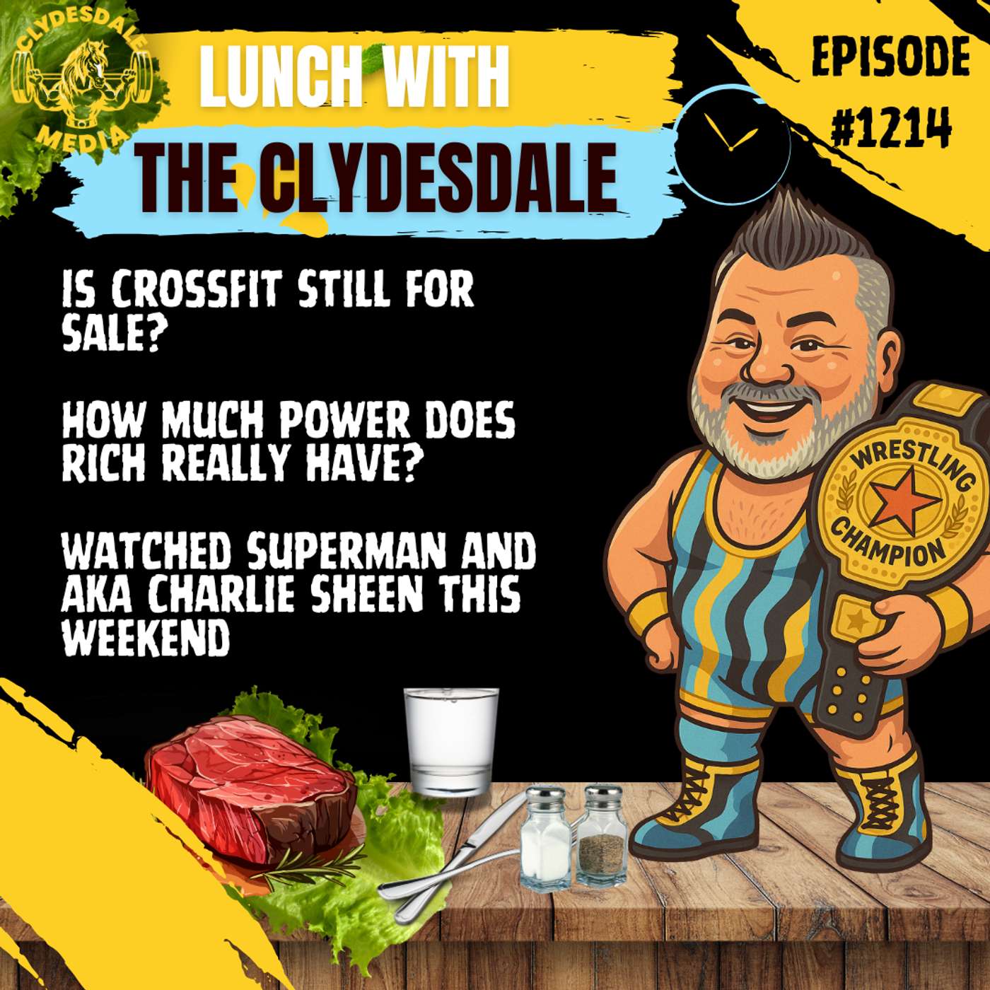 Lunch with the Clydesdale - How much Muscle does Rich Froning Have episode artwork
