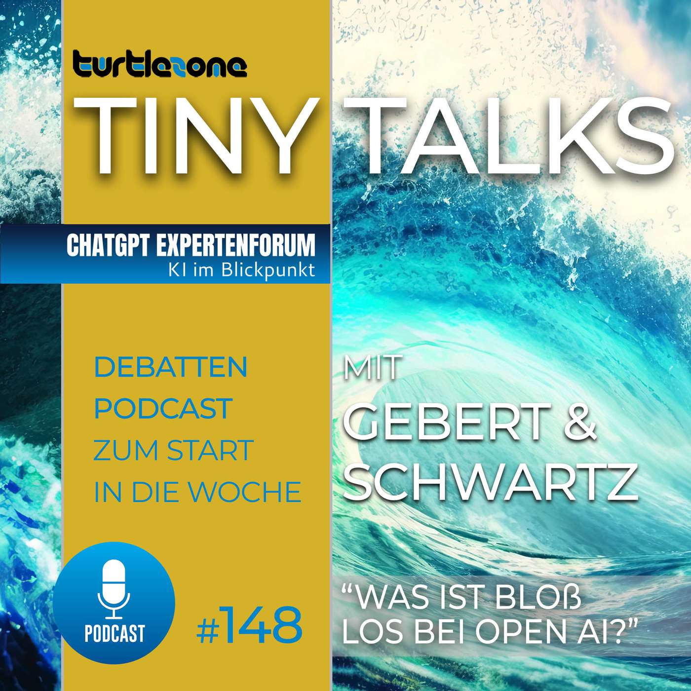 Turtlezone Tiny Talks - Der Debatten-Podcast mit Gebert und Schwartz