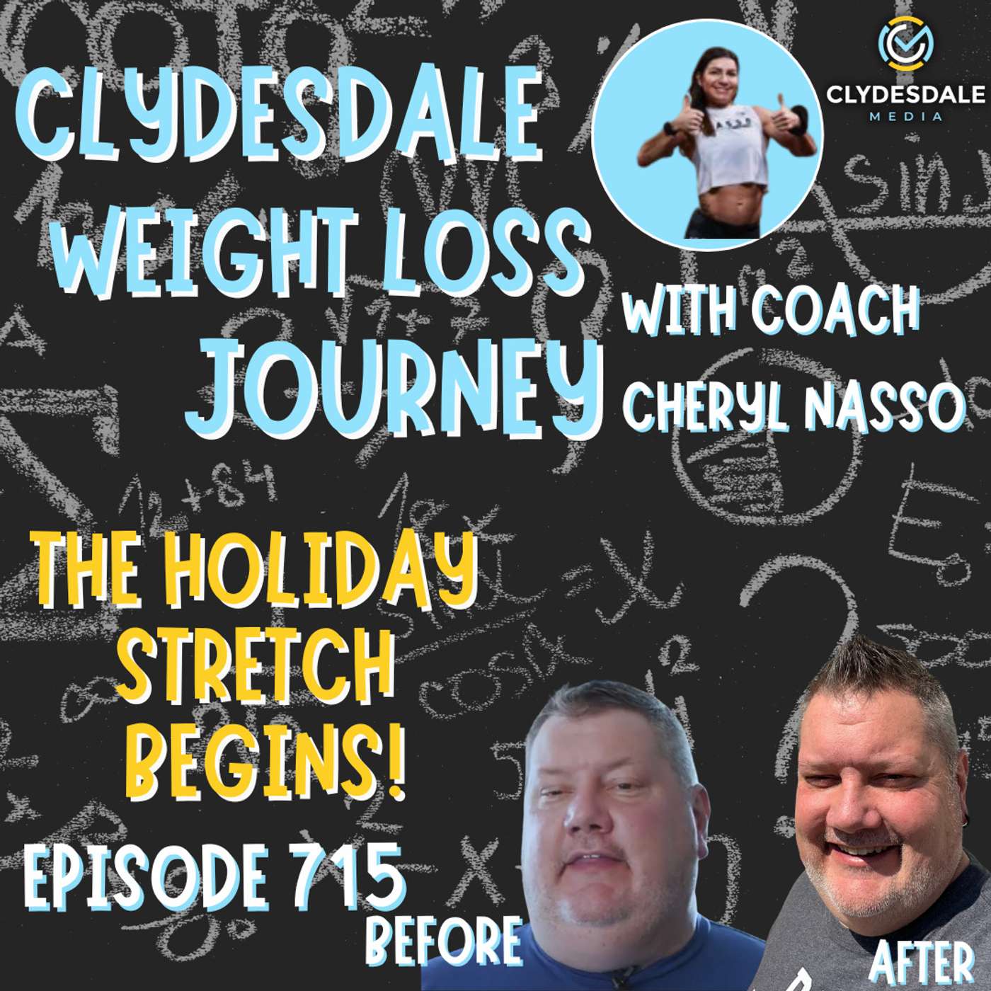 Nutrition During the Holiday Stretch - Clydesdale Media Weight Loss Journey episode artwork