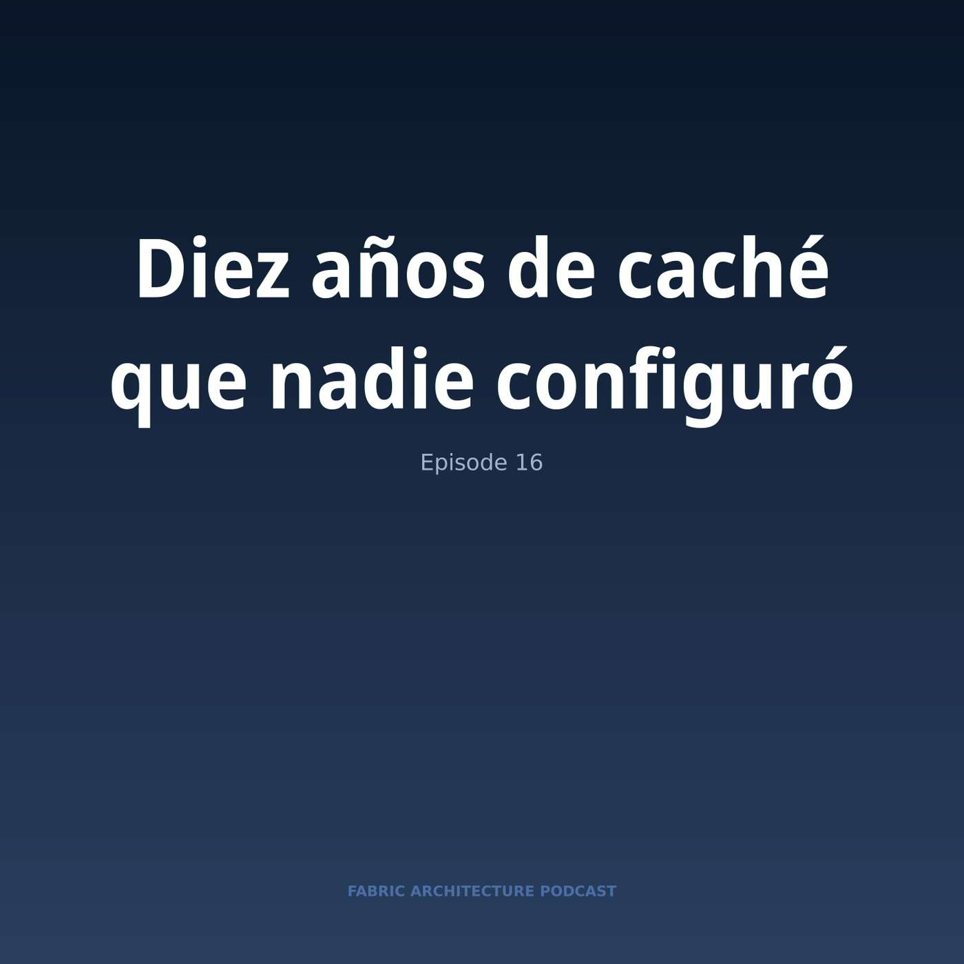 Portada de Microsoft Fabric Architecture Podcast (Español)
