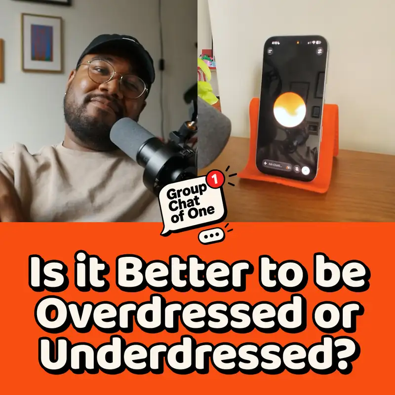 Is it Better to be Overdressed or Underdressed?