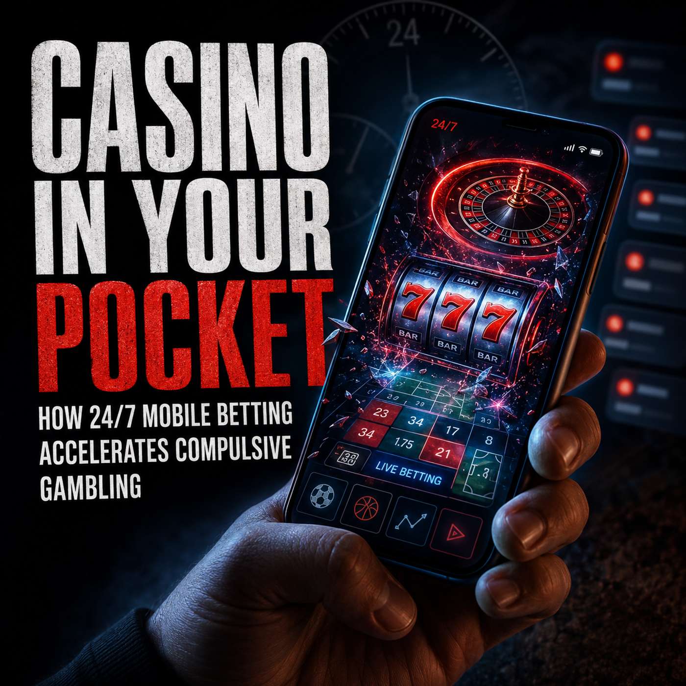 Casino in Your Pocket: How 24/7 Mobile Betting Apps Accelerate Compulsive Gambling
