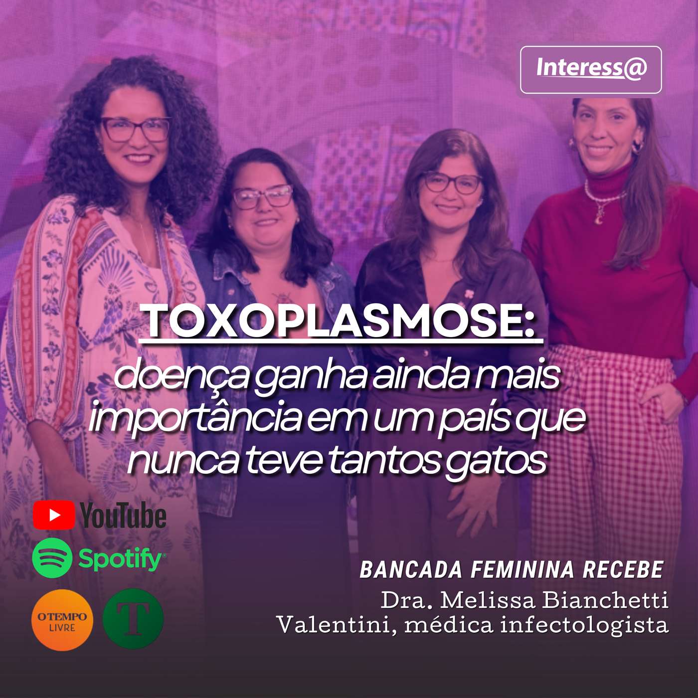 Toxoplasmose: doença que afeta um terço da população mundial ganha ainda mais importância em um país que nunca teve tantos gatos | Interessa Podcast episode artwork