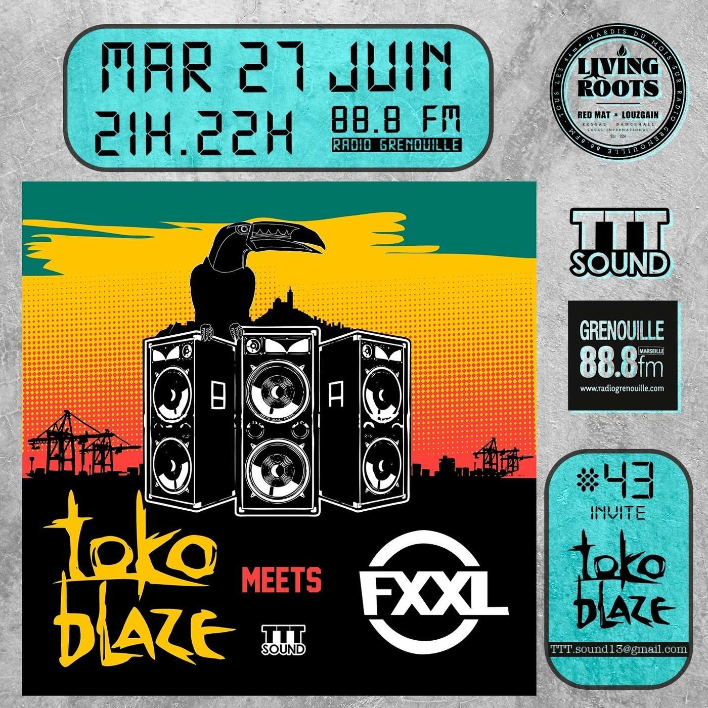 Living Roots #43 | Spéciale Toko Blaze meets FXXL episode artwork