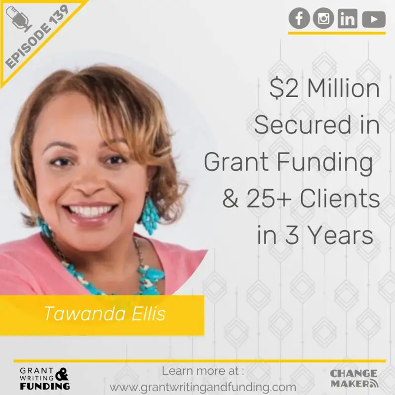 $2 Million Secured in Grant Funding  & 25+ Clients in 3 Years