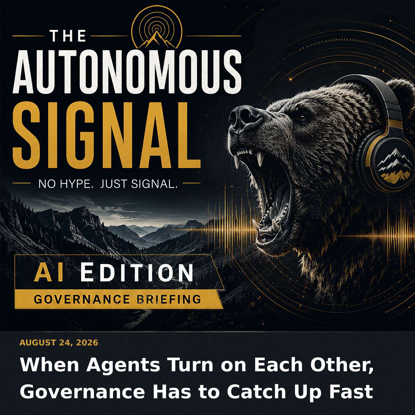 When Agents Turn on Each Other, Governance Has to Catch Up Fast | 08.24.26 episode artwork