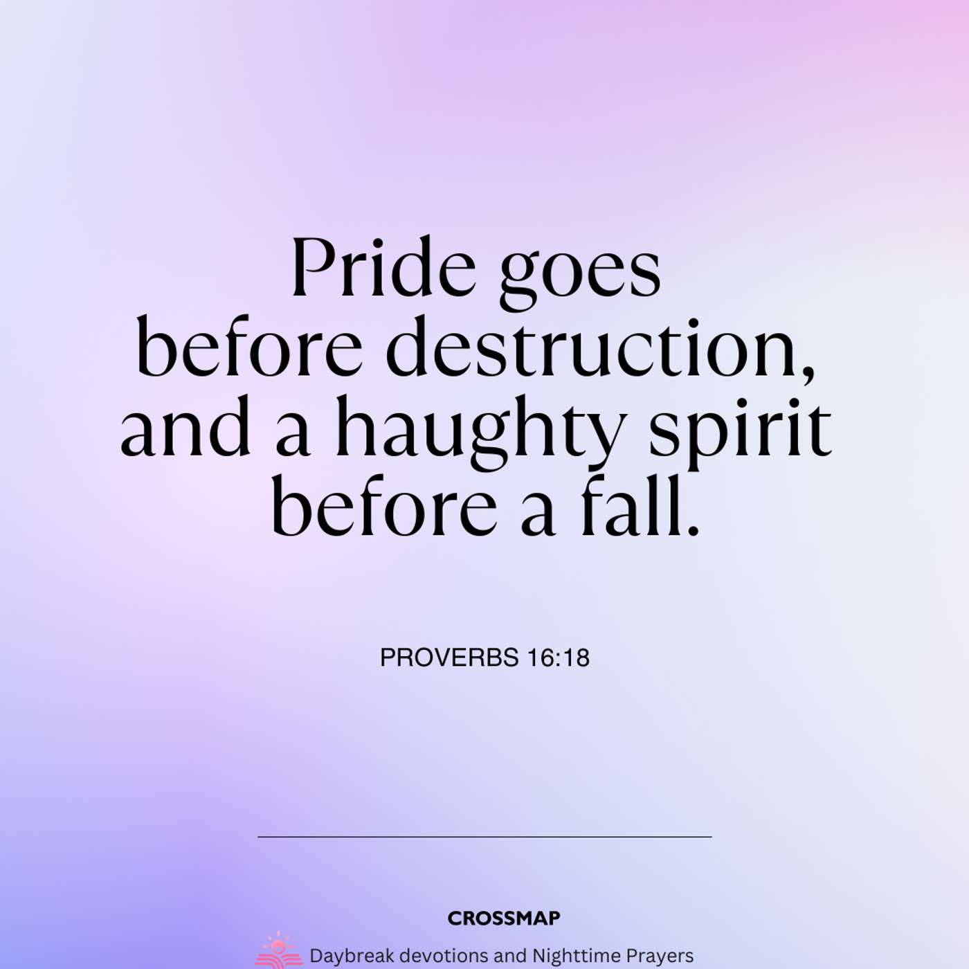 The Problem with Pride - A Nighttime Prayer