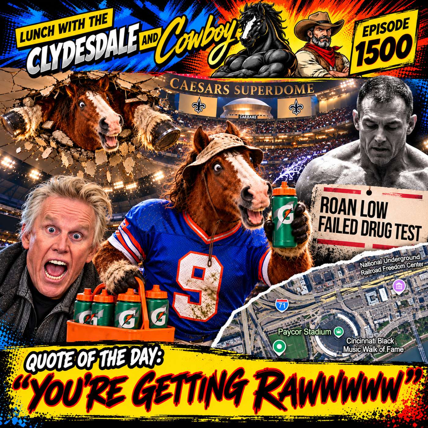 Lunch with the Clydesdale & Cowboy - Gary Busey or Nick Nolte? Who You Got? episode artwork