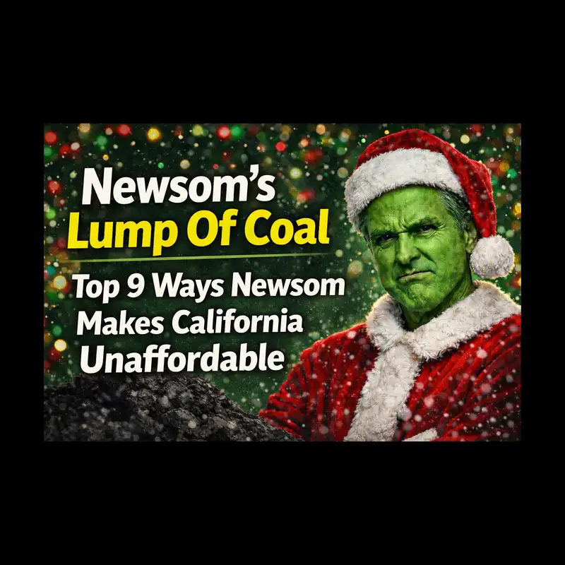 Gavin Newsom’s Lump of Coal: Nine Ways He’s Made California Unaffordable