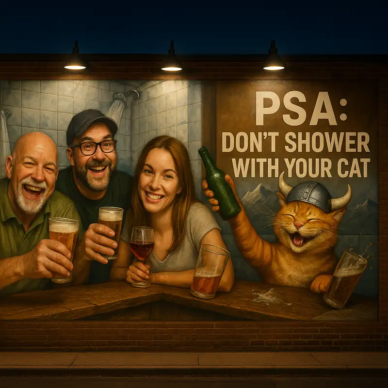 PSA:  Don't Shower With Your Cat!