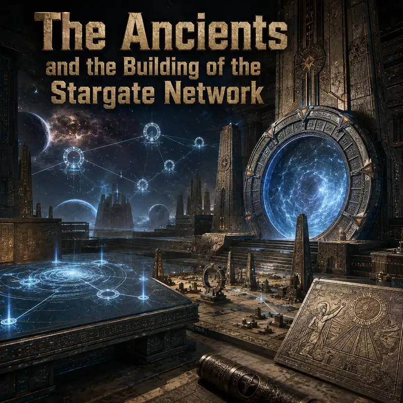 The Ancients and the Building of the Stargate Network